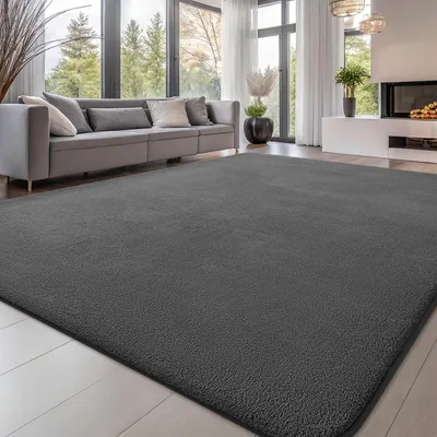 Productafbeelding van Solidchoice - Wasbaar Laagpolig Tapijt voor Woonkamer en Slaapkamer