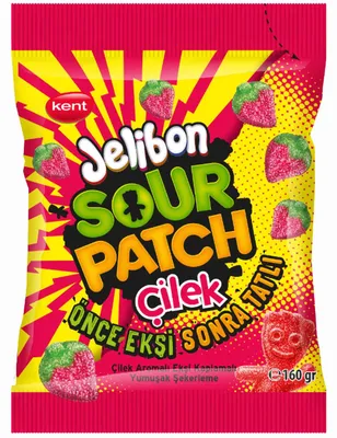 Produktbild von Sour Patch Jelibon Strawberry 160g