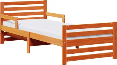 Obrázok produktu pre Rám postele s rozkladacou matracou Hnedá 80 x 200 cm