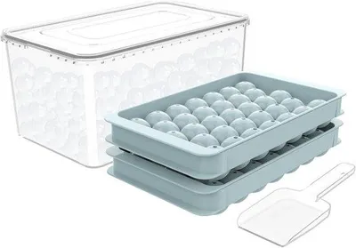 Image de Lot de glaçons ronds pour boissons et cocktails