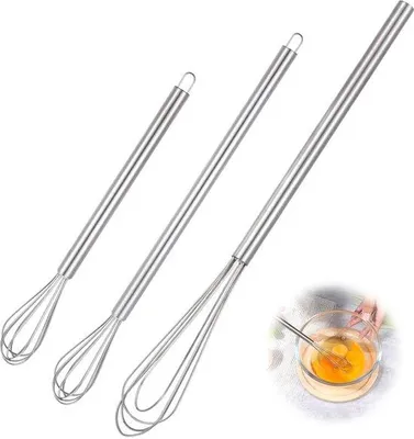 Zdjęcie produktu dla Mini łyżka kuchenna 9/7/26,5 cm, srebrna łyżka kuchenna, do miksowania, ugniatania, rozgniatania i mieszania