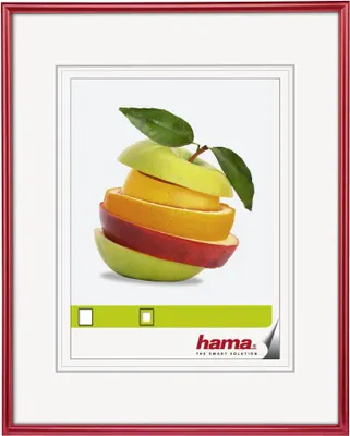 Image de Cadre en plastique Hama Sevilla rouge 13 x 18 cm