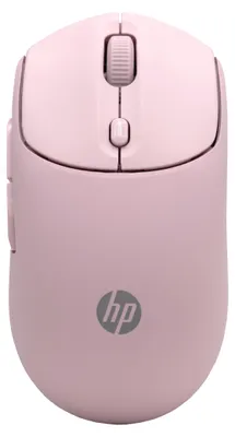 Image de Souris sans fil silencieuse HP 400, pour droitiers et gauchers, sans fil RF + Bluetooth, 6 000 DPI, rose