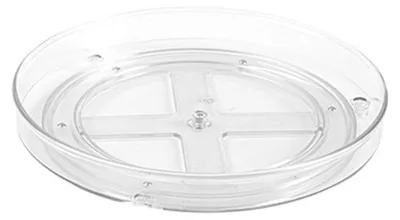 Produktbild von Drehbarer Aufbewahrungsbehälter mit 360°-Drehfunktion, 1/2/3 Ebenen, Lazy Susan Organizer, Küchenschrank, Arbeitsplatte, Gewürzhalter, Kosmetikdrehteller