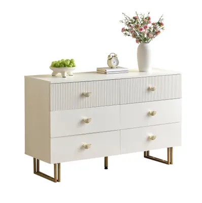 Produktbild von Sideboard mit 6 Schubladen in Elegantes Design,Kommode für Schlafzimmer, Wohnzimmer,120x40x75 cm