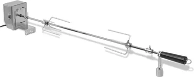Produktbild von vidaXL BBQ Rotisserie-Drehspieß mit professionellem Motor Stahl 900 mm
