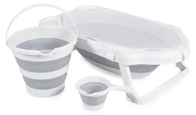 Obrázek produktu pro Dětská skládací sada ke koupání Hawai - šedá