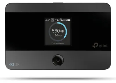 Produktbild von TP-Link M7350, Mobilfunknetzwerkmodem, Schwarz, Tragbar, 802.11b, 802.11g, Wi-Fi 4 (802.11n), 150 Mbit/s, 3G, 4G