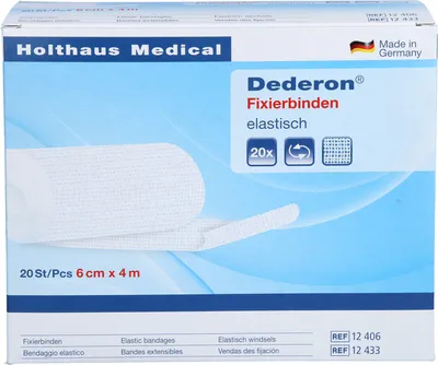 Obrázok produktu pre Fixačné obväzy Dederon 6cmx4m, 20 ks BIN