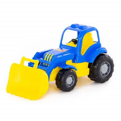 Zdjęcie produktu dla Polesie 44549 Traktor-ładowarka "Osiłek" w siatce mix