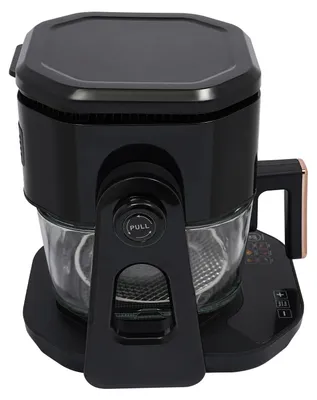 Image de Friteuse à air chaud 4,5 L - Airfryer 1200 W - Écran LCD - Température 50–200 °C - Mode grill - 220 V - Noir