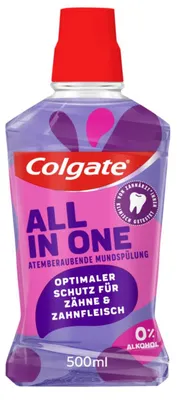 Immagine prodotto di Collutorio Colgate All In One senza alcol (flacone da 500 ml)