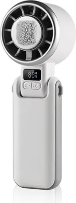 Immagine prodotto di INF Ventilatore Portatile ad Alta Velocità con Raffreddamento Ghiaccio Bianco