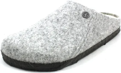 Produktbild von Birkenstock Zermatt Wollfilz Hausschuhe Light Grey Narrow-fit Größe 36