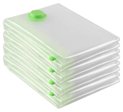 Obrázok produktu pre Omgoods – Veľké vakuové vrecká na oblečenie – 4 kusy, rozmer 130x100 cm, šetria miesto