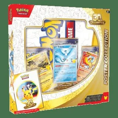Produktbild von Asmodee Pokémon Poster Coll 30th, Kartenspiel, Sammelkartenspiel, 6 Jahr(e), 20 min