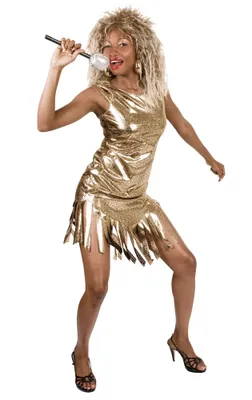 Immagine prodotto di Boland Tina Turner Dress-up Suit Ladies Gold Taglia M