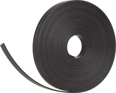Produktbild von 2DOBOARD Magnetband (Nicht Selbstklebend) um Linien auf Whiteboard zu erstellen (Schwarz 5m Länge 10 mm Breite) für Magnettafeln, Kühlschränke, Plantafeln und Whiteboards