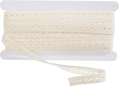 Produktbild von VBS Spitzenband "Raute", Creme, B 15 mm, L 9 m