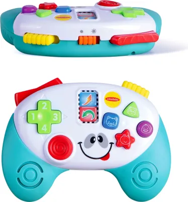 Produktbild von Ergonomischer Gamecontroller für Babys, Licht- und Soundeffekte, 14,5 x 11 cm