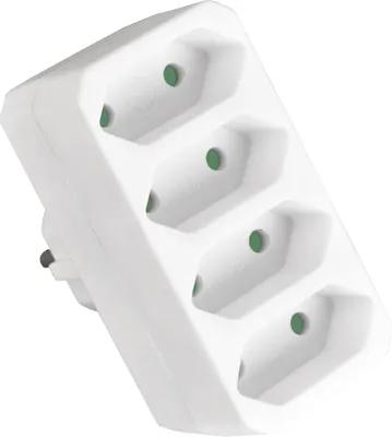 Produktbild von 4-fach Euro Zwischenstecker