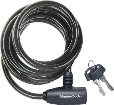 Image de Master Lock Antivol vélo à câble 8mm 8126EURDPRO