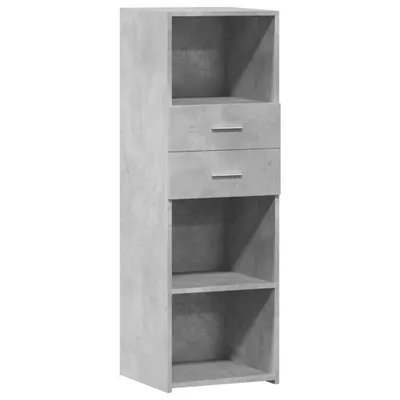 Produktbild von Highboard Betongrau 40x42,5x124 cm Holzwerkstoff