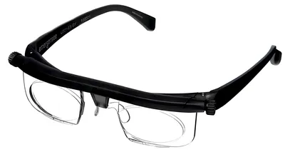 Imagen del producto de Gafas Dial Vision con lentes ajustables, gafas universales para leer de cerca y de lejos, con ajuste de dioptrías continuo.
