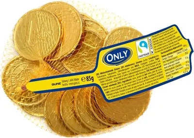 Produktbild von Only Goldmünzen Milchschokolade 85g