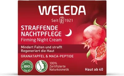 Obrázek produktu pro Weleda 6222DC, Noční krém, Ženy, Univerzální pleť, Obličej, Proti vráskám, Hydratující, Vyživující, Regenerační, 40 ml