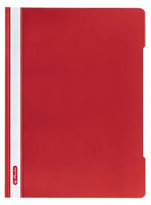 Produktbild von Herlitz Schnellhefter A4 Kunststoff rot 10 Stück