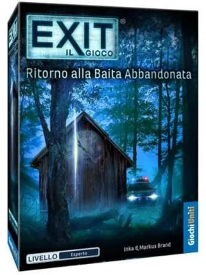Immagine prodotto di Exit - Ritorno alla Baita Abbandonata – Gioco da tavolo – Giochi Uniti – 1-4 giocatori – 12+
