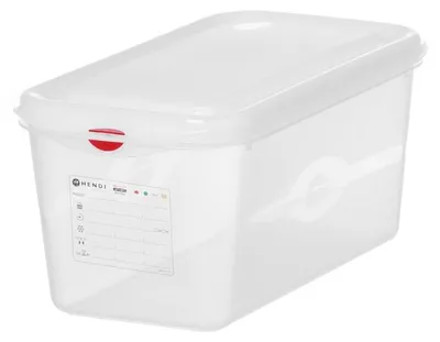 Produktbild von GN 1/3 Behälter,Polypropylen,GN 1/3,6L,Transparent,325x176x(H)150mm,Rechteckig
