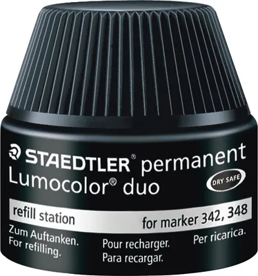 Image de 4x Lumocolor 488 48-9 encre de recharge Lumocolor duo noir
