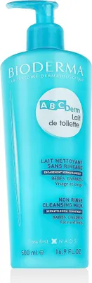 Zdjęcie produktu dla Bioderma ABCDerm Lait de Toilette Non Rinse Cleansing Milk mleczko oczyszczające dla dzieci 500 ml