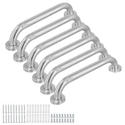 Immagine prodotto di Solidchoice - Set di 6 maniglie antiscivolo per doccia in acciaio inossidabile