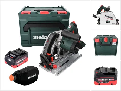 Produktbild von Metabo KT 18 LTX 66 BL Akku Tauchkreissäge 18 V 165 mm + 1x Akku 5,5 Ah + metaBOX - ohne Ladegerät
