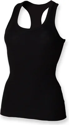 Produktbild von SF Women SK150 | Ladies Stretch Tank T-Shirt - Farbe: Black - Größe: S