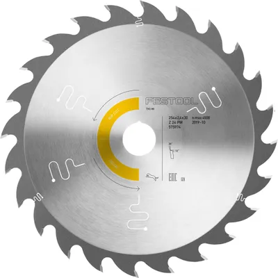 Produktbild von Festool 575974, Hartholz, Weichholz, 25,4 cm, 2,4 mm, Festool, TKS 80, 712 g