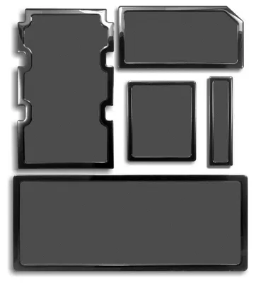 Produktbild von DEMCiflex DF0483, Staubfilter, Schwarz, Corsair Obsidian 750D, 5 Stück(e)