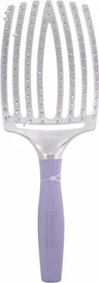Produktbild von Olivia Garden Fingerbrush, Erwachsener, Paddelhaarbürste, Silber, Violett, Einfarbig, Mädchen, 1 Stück(e)