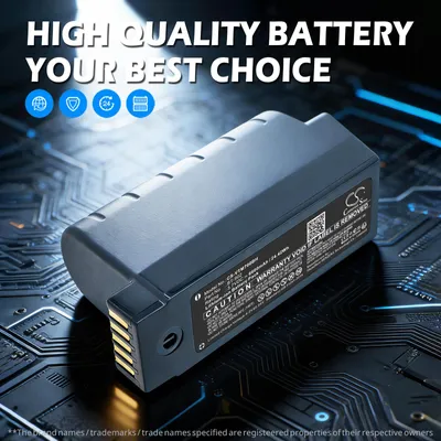 Image de TECHTEK Batterie compatible avec [Vocollect] A700, A710, A720, A730, Talkman A700, Talkman A710, Talkman A710x, Talkman A720, Talkman A720x, Talkman