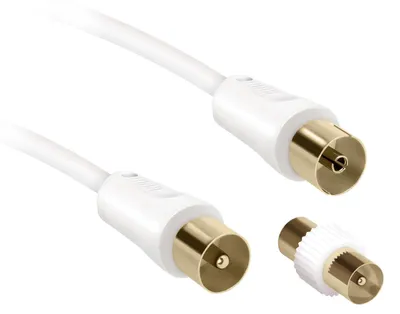 Produktbild von EKON Antennenkabel mit Metallsteckern, 110dB
