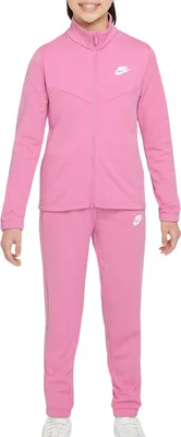 Obrázek produktu pro Nike K Nsw Tracksuit Poly Fz Hbr - magic flamingo/magic flamingo/white, Velikost:XL