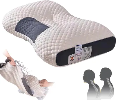 Produktbild von 1 Stück Bequemes Nackenstützkissen | Ergonomisches Schlafkissen | Hochwertiger Kissenkern - Kissen für Bettwäsche 74 x 47 cm
