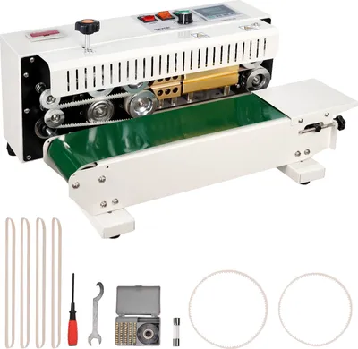 Image de Machine à sceller en continu Machine à sceller Sealer Largeur du convoyeur 100mm