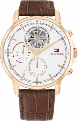 Image de Montre pour homme Tommy Hilfiger STEWART blanche (Ø 44 mm)