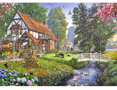 Image de Bluebird Puzzle Legespiel Peaceful Sunday - 500 Teile Puzzle