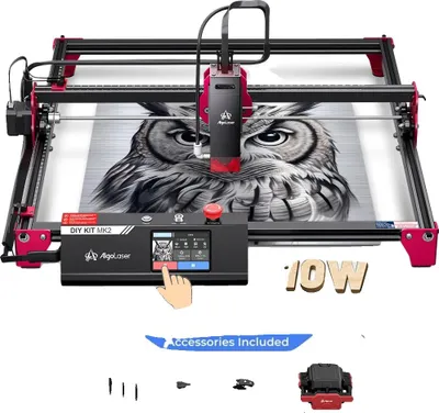 Obrázok produktu pre CNC laserová rezačka, vysokorýchlostné gravírovanie, všestranná kompatibilita s materiálmi, ALDK2 10BD Set 3