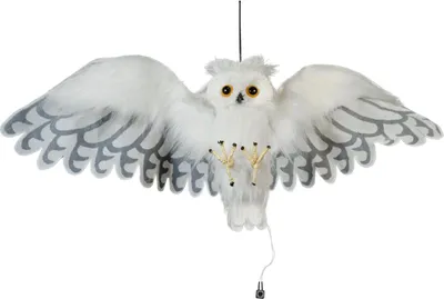 Obrázek produktu pro Europalms Halloween Schnee-Eule animiert 80cm 83316123